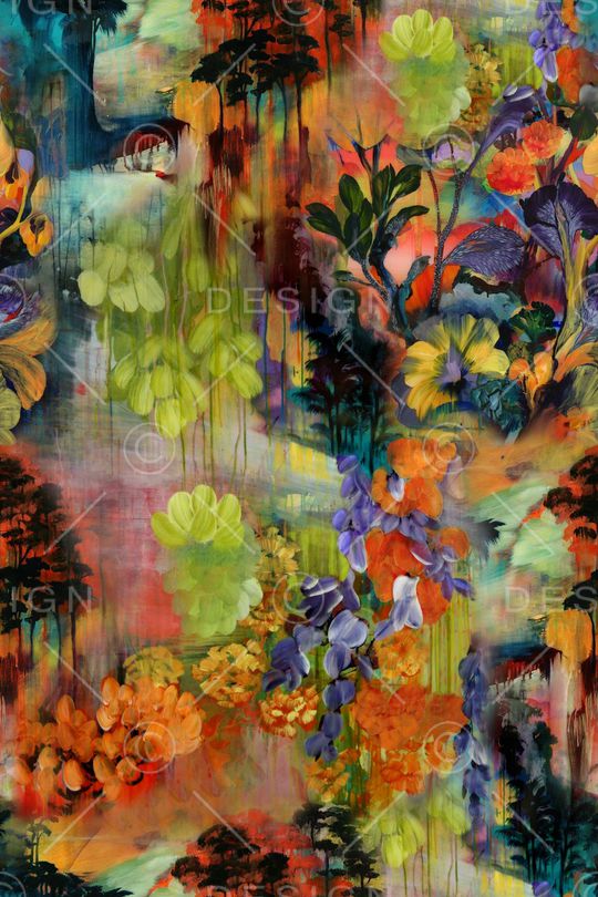 抽象印花华亿平台图片