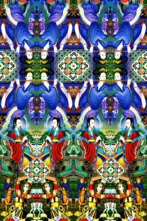 民族风印花华亿平台图片