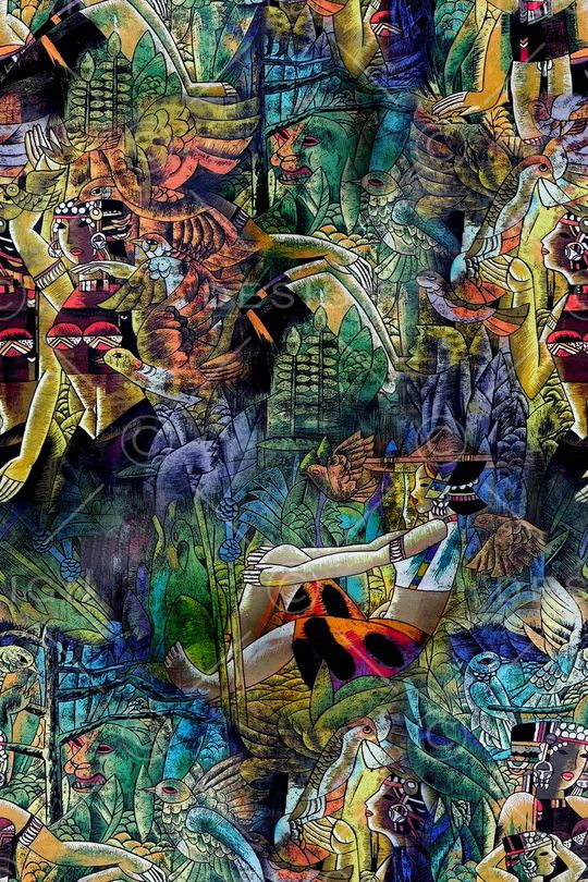 民族风印花华亿平台图片