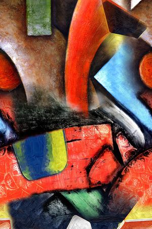 抽象印花华亿平台图片