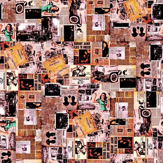 报纸印花华亿平台图片