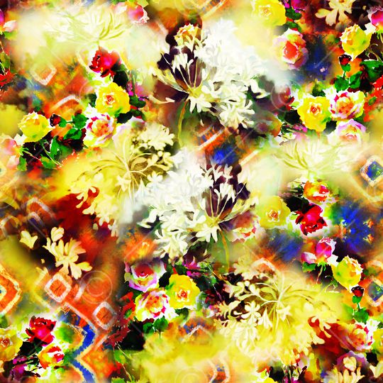 抽象印花华亿平台图片