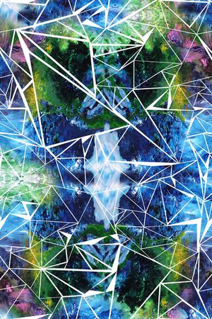 抽象印花华亿平台图片