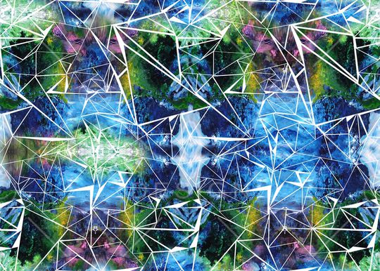 抽象印花华亿平台图片