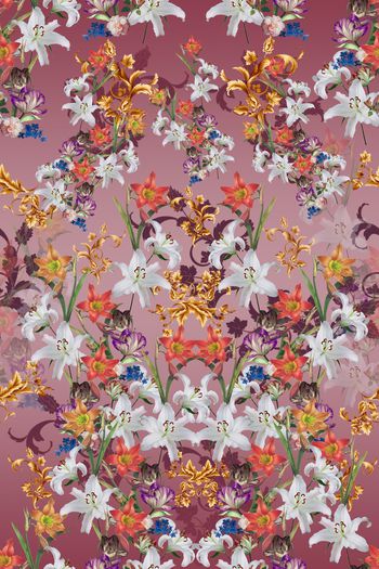 小碎花印花华亿平台图片