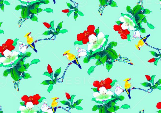 玫瑰印花华亿平台图片