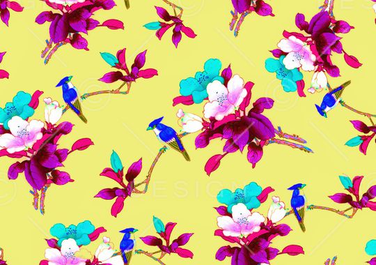 玫瑰印花华亿平台图片