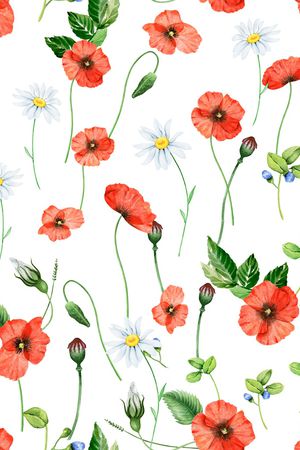 罂粟花印花华亿平台图片