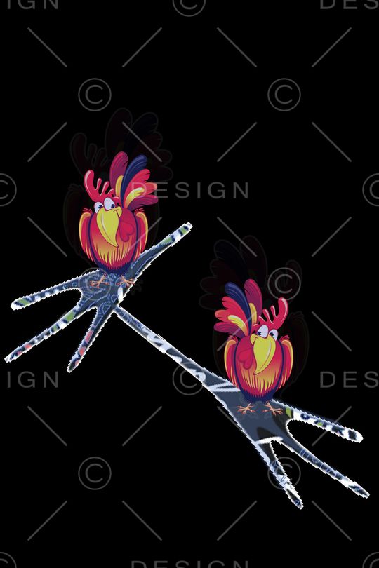 白色印花华亿平台图片