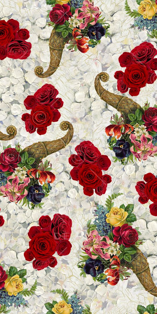 三色堇印花华亿平台图片