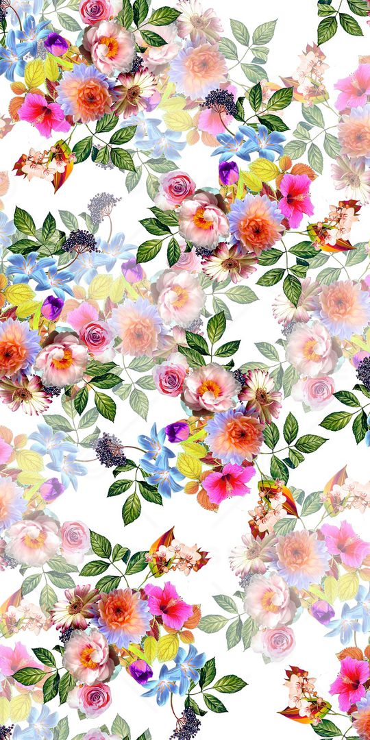 鲜花印花华亿平台图片