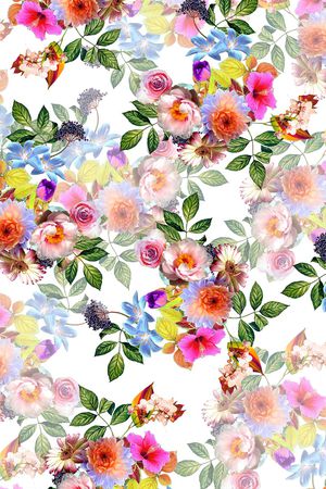 鲜花印花华亿平台图片