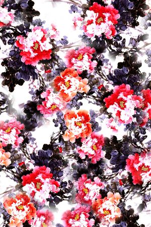 花朵印花华亿平台图片