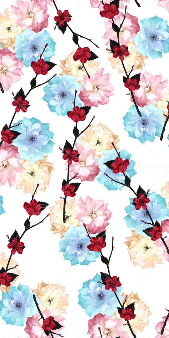 玫瑰印花华亿平台图片