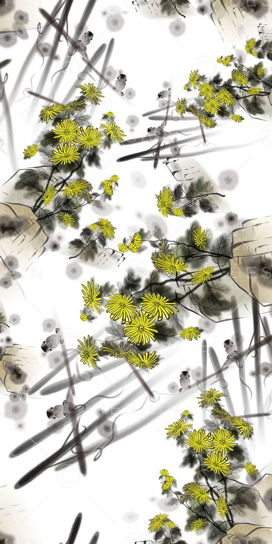 雏菊印花华亿平台图片