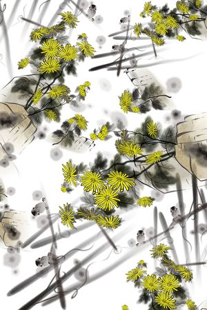 雏菊印花华亿平台图片