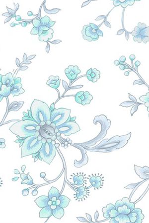 水彩花卉印花华亿平台图片