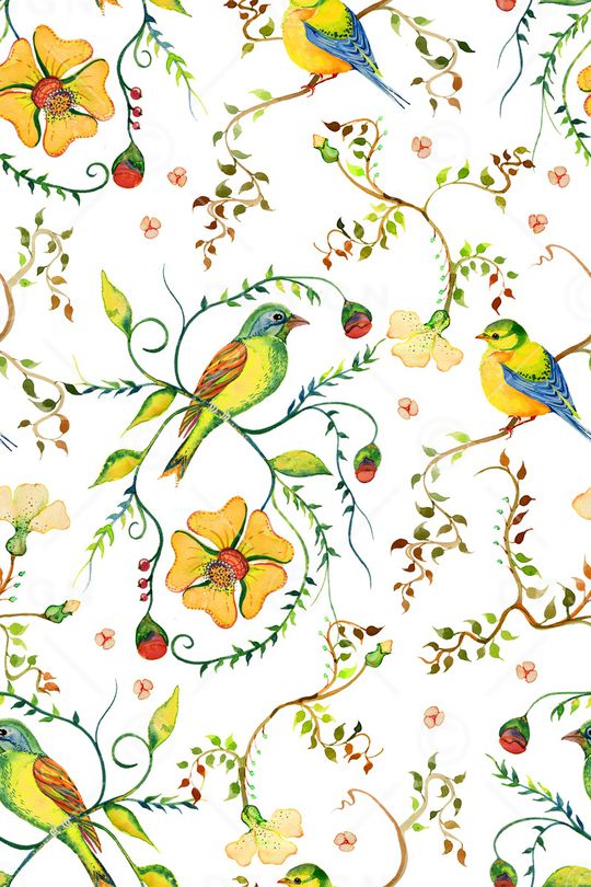 小鸟印花华亿平台图片