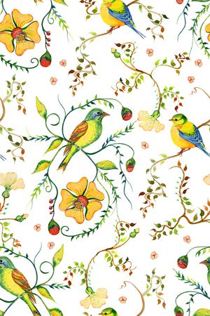 小鸟印花华亿平台图片