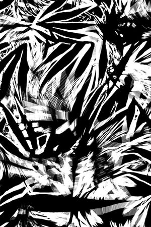 不规则几何印花华亿平台图片