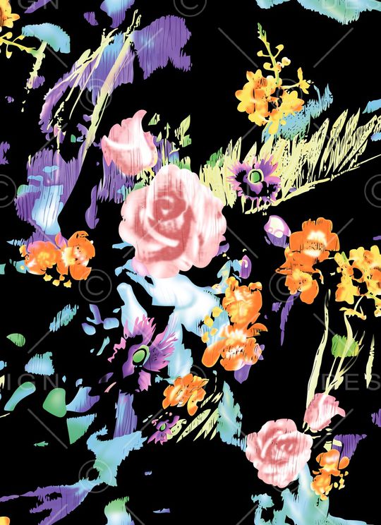 乱花印花华亿平台图片