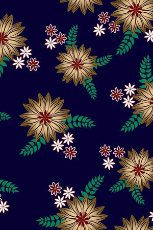 抽象花卉印花华亿平台图片