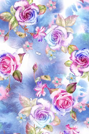 小碎花印花华亿平台图片