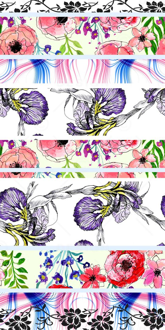 水彩印花华亿平台图片