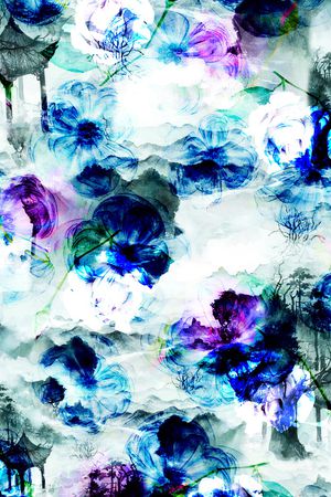 乱花印花华亿平台图片