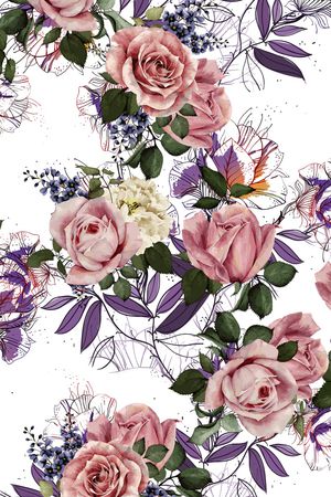 乱花印花华亿平台图片