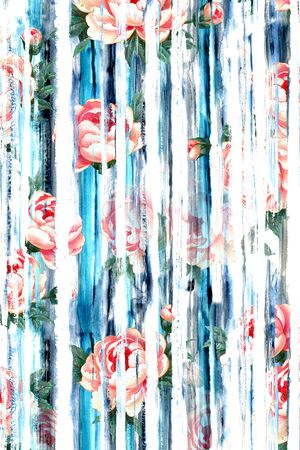 水彩印花华亿平台图片