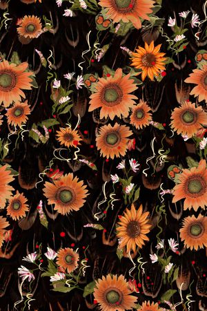 花朵印花华亿平台图片