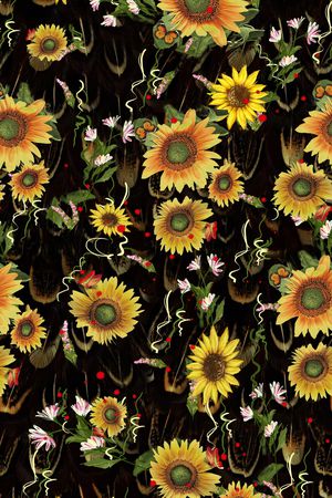 花朵印花华亿平台图片