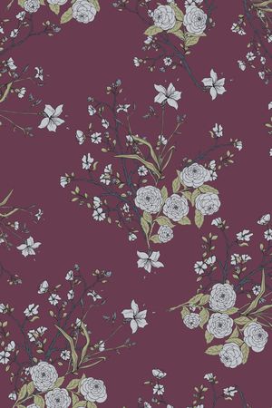 树叶印花华亿平台图片