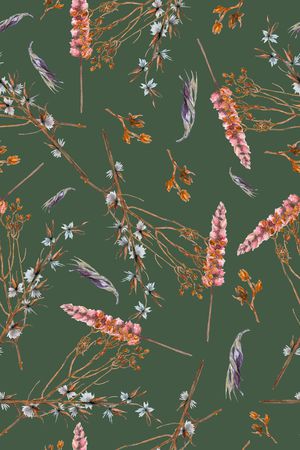 墨绿印花华亿平台图片