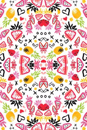 水果印花华亿平台图片