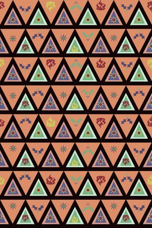 三角形印花华亿平台图片