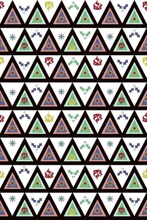 三角形印花华亿平台图片