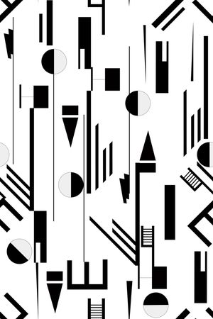 不规则几何印花华亿平台图片