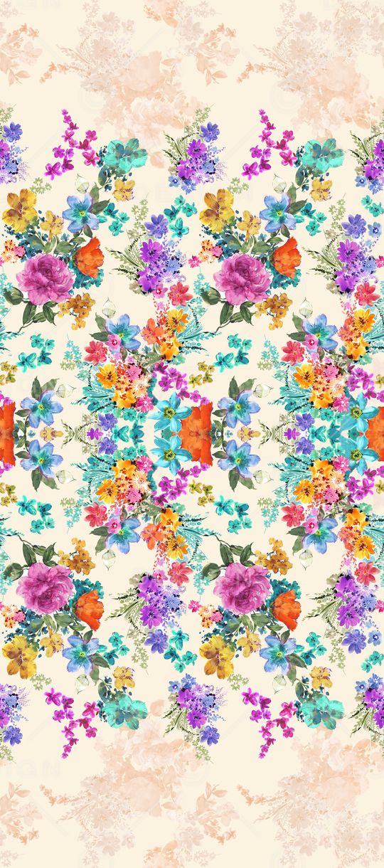 小碎花印花华亿平台图片