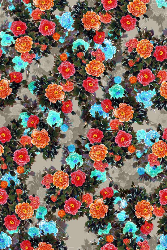 花朵印花华亿平台图片