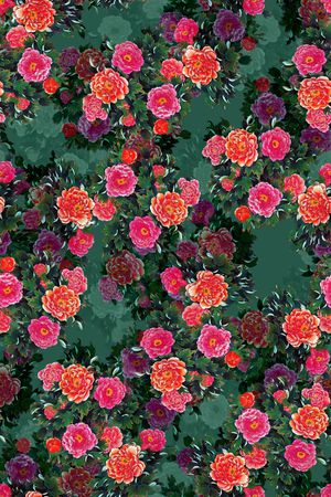 花朵印花华亿平台图片