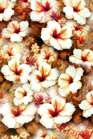 散花印花华亿平台图片