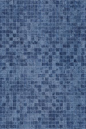 马赛克水洗牛仔效果印花华亿平台图片