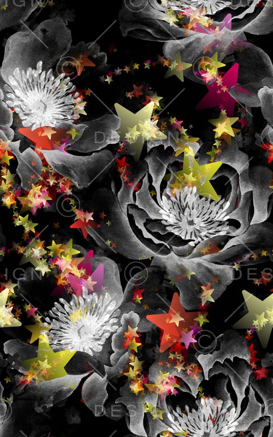 抽象印花华亿平台图片