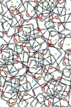 线条印花华亿平台图片