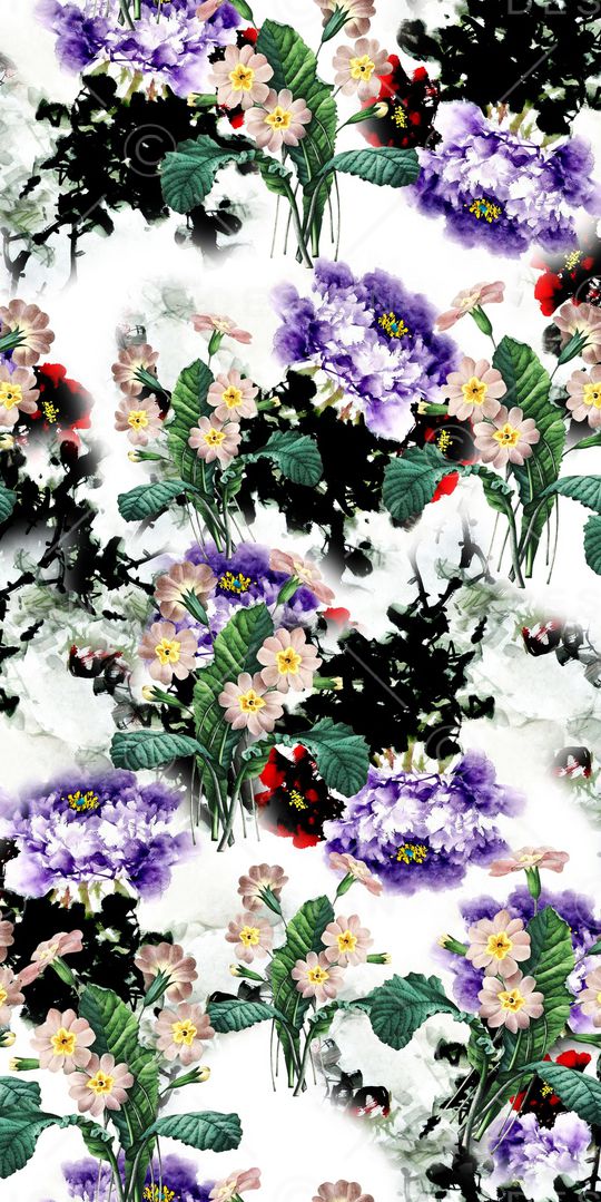 花朵印花华亿平台图片