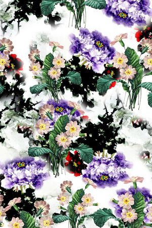 花朵印花华亿平台图片