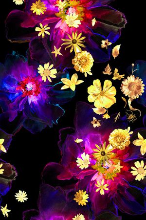 花朵印花华亿平台图片