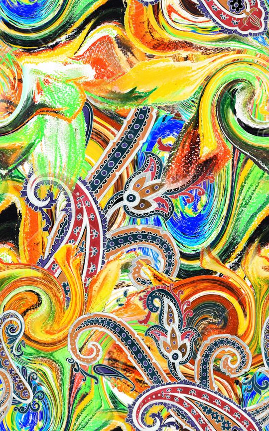 水彩印花华亿平台图片